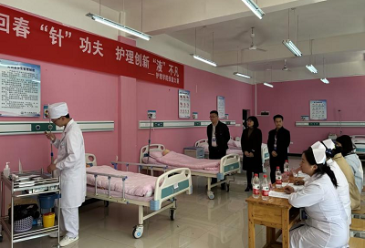 以赛促学强技能 青春逐梦展风采——beat365英国官方网站护理学院第八届技能大赛盛大启幕(图2)